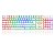 TECLADO OPTICO GAMER REDRAGON SURARA PRO RGB BRANCO SWITCH AZUL ABNT2 K582W -RGBPRO (PTBLUE) - Imagem 1