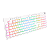 TECLADO OPTICO GAMER REDRAGON BRAHMA PRO RGB BRANCO SWITCH AZUL - Imagem 4