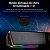 CAIXA DE SOM SOUNDBAR GAMER REDRAGON DARKNETS, RGB, STEREO, USB/BLUETOOTH, 3.5MM, BLACK - GS570 - Imagem 7
