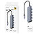 Hub Adaptador 6 em 1 Cudy UH500, Tipo-C para HDMI 1.4+USB 3.2+USB Tipo-C - Imagem 3