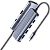 Hub Adaptador 6 em 1 Cudy UH500, Tipo-C para HDMI 1.4+USB 3.2+USB Tipo-C - Imagem 4