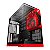GABINETE GAMER GEOMETRIC MODEL 5 REDRAGON S/FAN GEO-M5-RD - Imagem 1