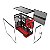GABINETE GAMER GEOMETRIC MODEL 5 REDRAGON S/FAN GEO-M5-RD - Imagem 4