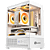 Gabinete Gamer Kalkan Hakon S/fan S/fonte Micro-atx Vidro Temperado Duplo Usb 3.0 Panorâmico Branco - KLK00081 - Imagem 1
