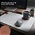 Mousepad Essential Office, Feltro 60x30cm, Com Porta Copo, Antiderrapante, Bordas Costuradas, Cinza Claro MPEL-LG - Imagem 3