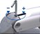 Suporte Articulado Com Pistão a Gas Para Monitor ELG, 17 Pol. a 35 Pol., Branco, F80W - Imagem 7