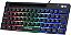 Teclado Gamer Centauri Mini, 67 Teclas Membrana, Iluminação RGB, Anti-ghosting, Abnt2, Preto, Elg TGCT - Imagem 5