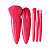 Kit Com 5 Pinceis + Estojo Linha Pink Party - Miss Frandy - Imagem 3