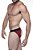 JOCK CIRRE OPEN BACK  VERMELHA COM PRETO - Imagem 3