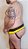 CUECA CANELADO AMARELA FRENTE SLIP ATRAS JOCK COM FAIXA LARGA PLUS SIZE - Imagem 2