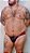 JOCK EM CIRRE PRETO COM FAIXA LARGA VERMELHA PLUS SIZE - Imagem 1