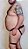JOCK SUPLEX BRANCO COM PERSEX E DETALHE EM BIJU PLUS SIZE - Imagem 2