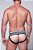 CUECA SPLEX CANELADO CINZA FRENTE SLIP ATRAS JOCK - Imagem 1