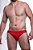 TANGA EM SUPLEX  VERMELHO COM  FIOS LATERAIS  COM REGULADOR - Imagem 1