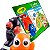 Mini Boneco Becky + Gogos Nemo + Livro com 50 Adesivos Procurando Dory Disney - Imagem 9