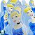 Balão Inflável Cinderela Princesas Disney 37 cm 6 Unidades - Imagem 2