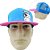 Boné Aba Reta Unissex Funnest Team Snapback Black Tiger - Imagem 1