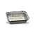 Bandeja de Alumínio 750 ml Retangular Ref. 131- Com 100 Un - Bricoflex - Imagem 1