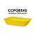Bandeja de Isopor B-3 Amarela Funda (235 x 180 x 33 mm) - Com 400 Un - Copobras - Imagem 1