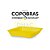 Bandeja de Isopor B-4 Amarela Funda (275 x 150 x 29 mm) - Com 400 Un - Copobras - Imagem 1