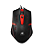 Kit Teclado e Mouse C3Tech Preto e Vermelho ABNT2 1200DPI - Imagem 2