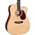 Violão Cort MR500E NS Natural Satin Solid Spruce Folk Cutaway - Imagem 2