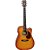 Violão Cort MR500E LVBS Light Burst Satin Solid Spruce Folk Cutaway - Imagem 1