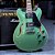 Guitarra Ibanez AS73 OLM Olive Metallic - semi hollow - Imagem 4