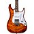 Guitarra Seizi Katana Musashi Plus ST HSS Quilted Bourbon Burst Rosewood com Bag - Imagem 2