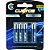 Pilha AAA 1,5V Super Alcalina Custom Power - 4 und - Imagem 1