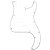 Escudo para Baixo Precision Bass Branco 3 Camadas Dolphin 5626 - Imagem 1