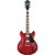 Guitarra Ibanez AS73 TCD Transparent Cherry Red - semi hollow - Imagem 1