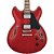 Guitarra Ibanez AS73 TCD Transparent Cherry Red - semi hollow - Imagem 2