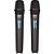 Microfone Sem Fio UHF SKP UHF 600 Pro Dinâmico de Mão Duplo - Imagem 4