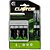 Kit de Pilhas Recarregáveis com Carregador USB Custom Power CSCU 08 - 4x AA e 4x AAA - Imagem 1