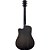 Violão Waldman DCEX-1041 BK Folk Cutaway Solid Spruce Black Eletroacústico - c/ Bag - Imagem 3