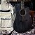 Violão Waldman DCEX-1041 BK Folk Cutaway Solid Spruce Black Eletroacústico - c/ Bag - Imagem 10