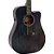 Violão Waldman DCEX-1041 BK Folk Cutaway Solid Spruce Black Eletroacústico - c/ Bag - Imagem 2