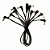 Cabo Extensor p/ Fonte Santo Angelo SA9 - 1 jack J4 e 9 plugs P4 - Daisy Chain - Imagem 1