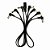 Cabo Extensor p/ Fonte Santo Angelo SA7 - 1 jack J4 e 7 plugs P4 - Daisy Chain - Imagem 1