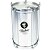 Bacurinha Timbra 8" x 30 cm Alumínio Polido c/ Aro Cromado Pele Leitosa - 8203 - Imagem 1