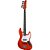 Baixo 4 Cordas Seizi Fun Jazu JB 4 Lava Red Sparkle c/ bag - Imagem 1