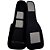 Guitarra Seizi Vintage Ronin Plus Quilted Transparent Black Gold c/ Bag - Imagem 6
