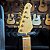 Guitarra Seizi Vintage Ronin Plus Quilted Transparent Black Gold c/ Bag - Imagem 10