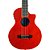 Violão Seizi Fun Panda Eletric Nylon Mini Eletroacústico Lava Red Sparkle c/ Bag - Imagem 2