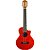 Violão Seizi Fun Panda Eletric Nylon Mini Eletroacústico Lava Red Sparkle c/ Bag - Imagem 1