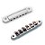 Ponte p/ Guitarra Les Paul Tune-O-Matic Cromada Dolphin 1389 - Stopbar / Tailpiece - Imagem 1