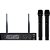 Microfone Sem Fio UHF AKG WP 300 Dual Dinâmico de Mão Duplo - Imagem 1