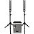 Kit Caixa Ativa Waldman Kompact Duo 3600W KPT2-1264 - 1 sub de 12" + 2 torres com 3x4" + tripés - Imagem 1