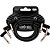 Cabo para Pedal Ernie Ball 6445 Flex Patch 30cm Preto - 3 unidades - P10 x P10 L-L - Imagem 1